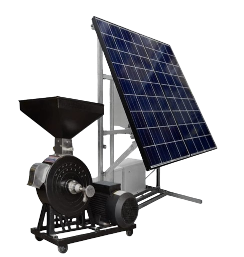 Solar Atta Chakki Installation